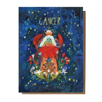 Cancer: Astrology Birthday Card: Sleeved Single A2 Card