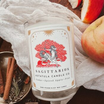 Sagittarius Zodiac Candle