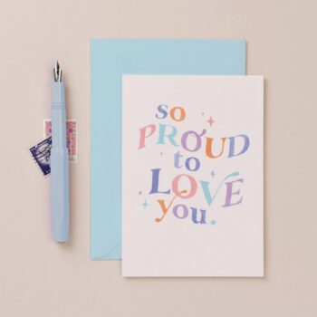 Proud Love Cards | Rainbow Card | Pride Cards | LGBTQ