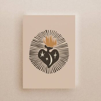 Sacred Heart Greeting Card