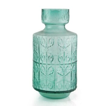 12.5" Tall - Marine Glass Vase
