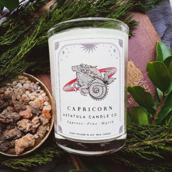 Capricorn Zodiac Candle