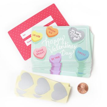 Sweetheart Valentines Scratch Off - 18pk