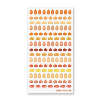 Mini Pumpkins Sticker Sheet