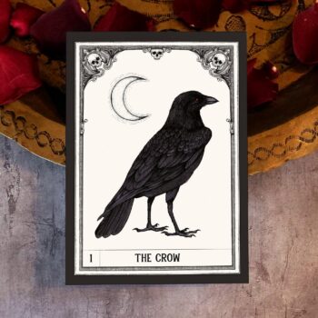 Morteria #1 - The Crow Mini Print: A5 / 14.8 x 21 cm / 5.8 x 8.3 inch