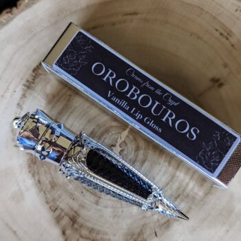 OUROBOROS (Silver Edition) - Black french vanilla lip gloss