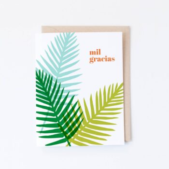 Mil Gracias Spanish Thank You Card