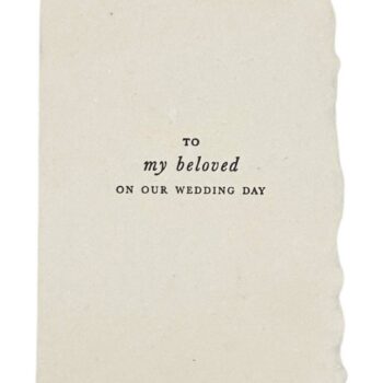 To my beloved card