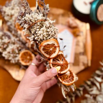 CITRUS HARVEST Sage Bundle - SEASONAL Smudge - FALL + WINTER