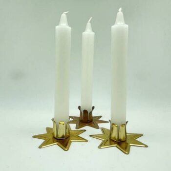 White Ritual Spell Magic Candle - Set of 12