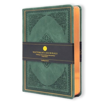Renaissance Faire Diary Journal Vegan Leather (Dark Moss)