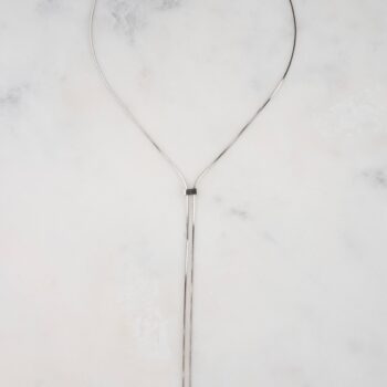 Night Fever Bolo - 18K Gold Plated or Stainless Steel: Silver