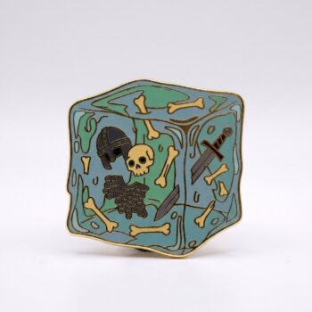 Gelatinous Cube Pin