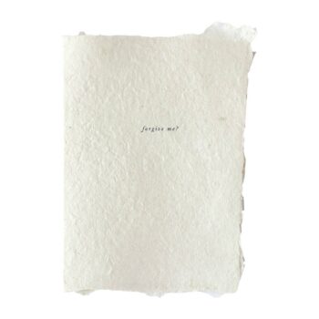 Forgive me card