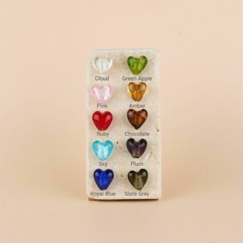 Heart of Glass Necklace - 18K Gold Plated: Cloud