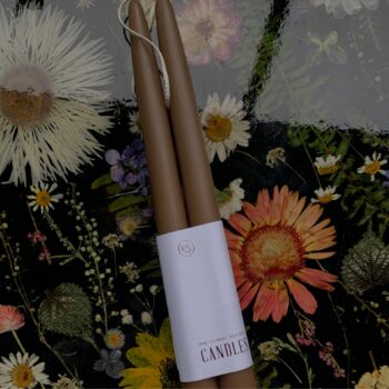 Taper Candle 12" Peat