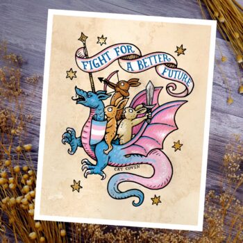 Fight For A Better Future - Art Print